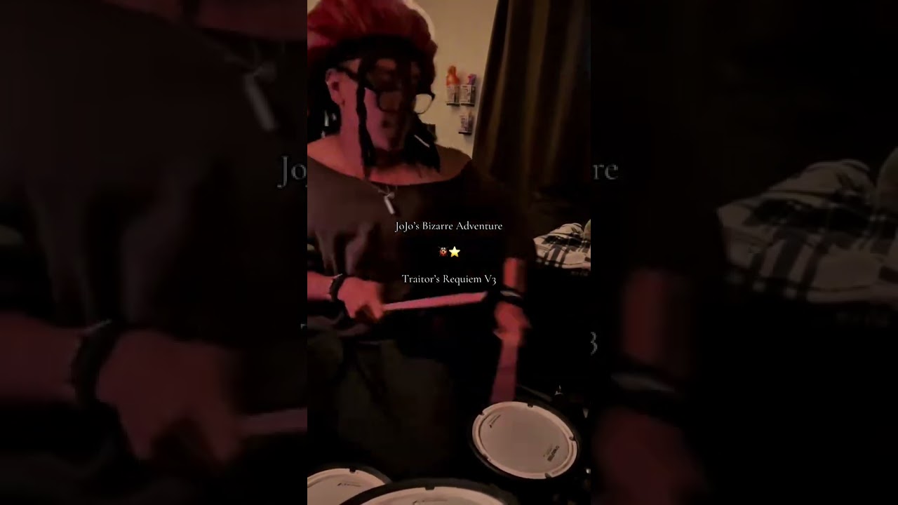JoJo’s Bizarre Adventure: ⭐️Golden Wind⭐️ [Traitor’s Requiem V3] (Drum Cover) 