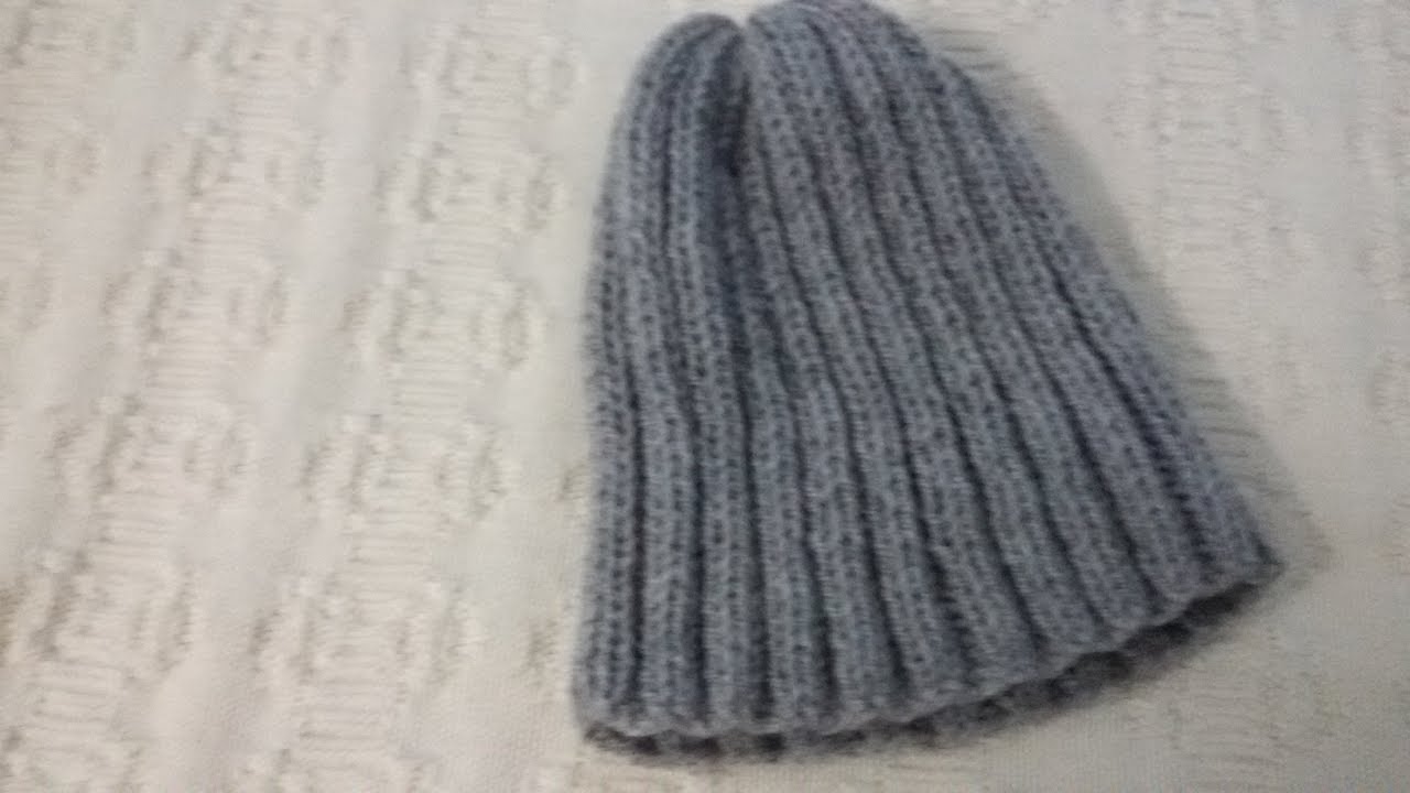 طاقية تريكو تضليع~ قناة knitandcrochet