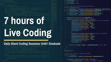 Day 69: 7 Hours of Live Coding Marathon Part 2 | Daily Silent Coding Sessions Until I Graduate