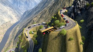 Deadly Roads | World’s Most Dangerous Roads | bus on dangerous mountain road|dangerous road in world