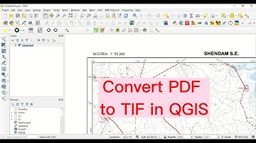 How To Convert PDF To TIF In QGIS