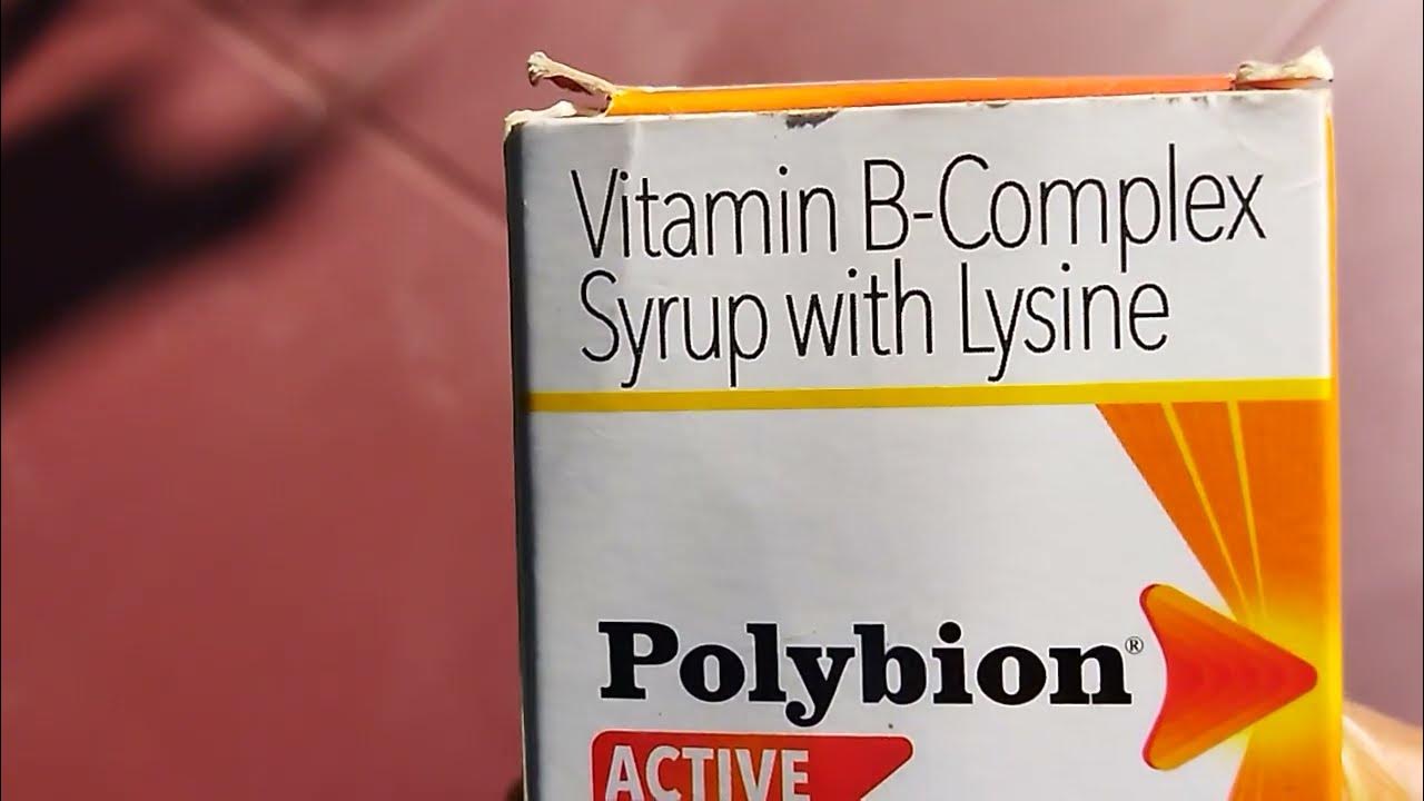 polybion active,advanced energy release ,vitamin syrup with lysine, accessoriesroy