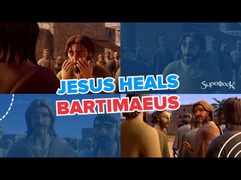 Jesus Heals Bartimaeus | Batang Superbook - Jesus Heals the Blind Tagalog Clip