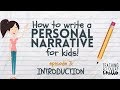 8 Common Tips For Writimg A Narrative Essay Introduction - How to write a narrative essay