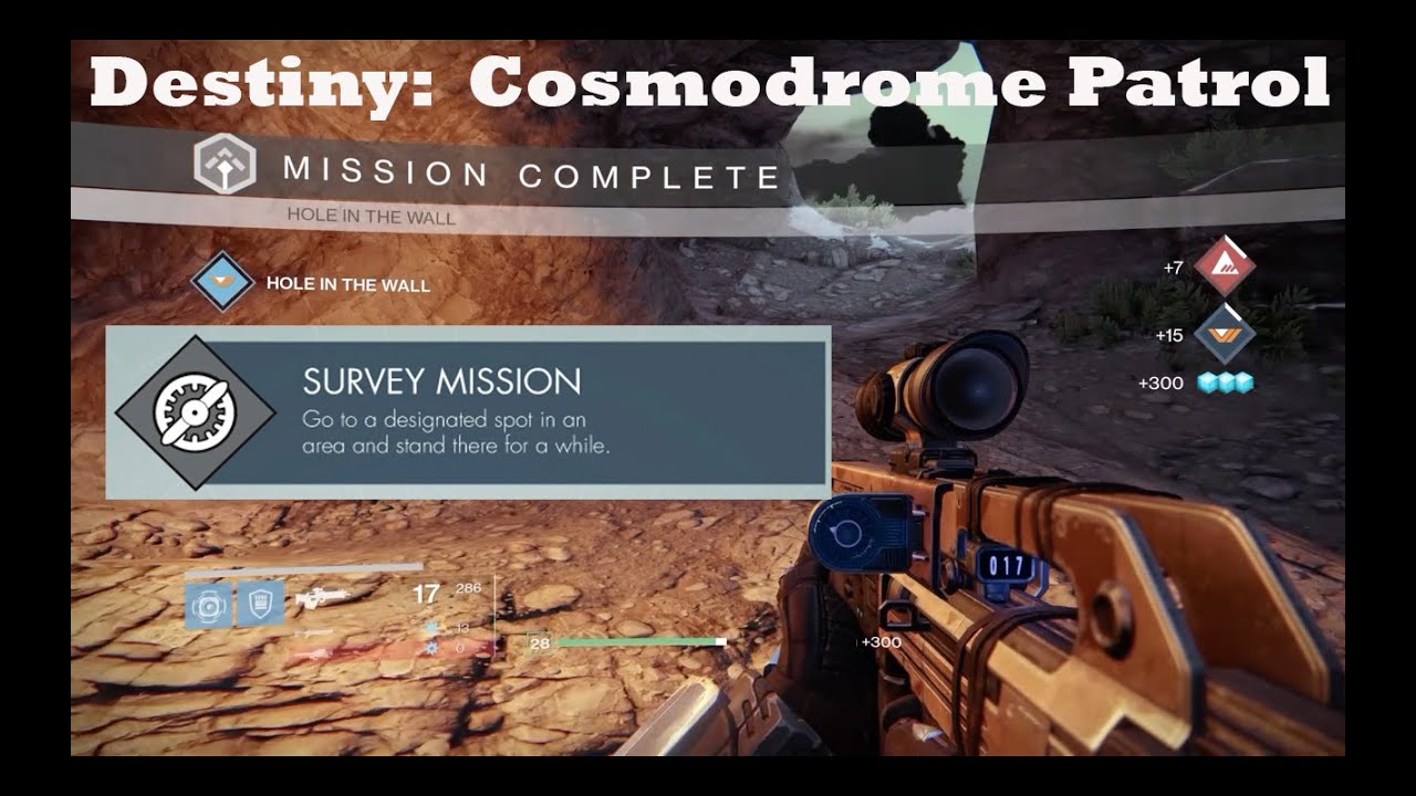 destiny patrol the cosmodrome