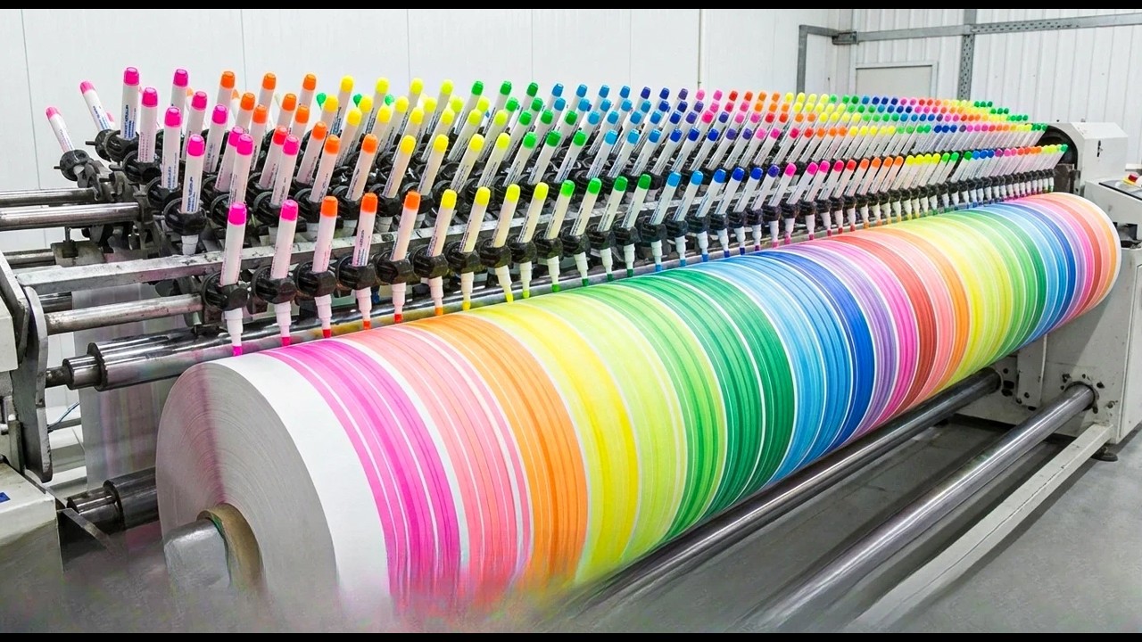 How Markers Are Made in Factory | Inside Modern Marker Factory Process ...