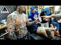 【突撃取材】ロサンゼルスのガチのローライダーとチカーノが集まるタトゥースタジオがヤバすぎた LOS ANGELES UNDER THE GUN TATTOO [1287]