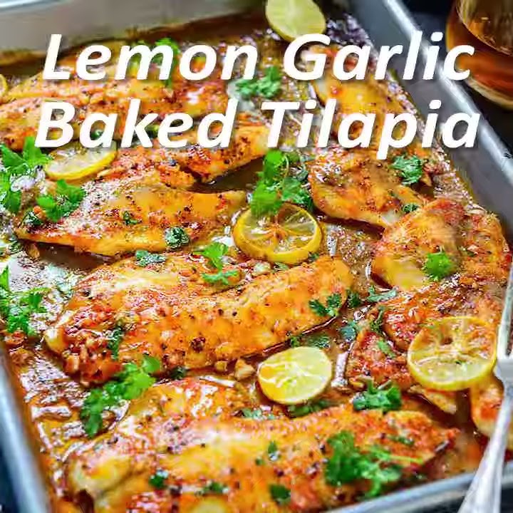 Baked Tilapia Recipe with Lemon and Garlic