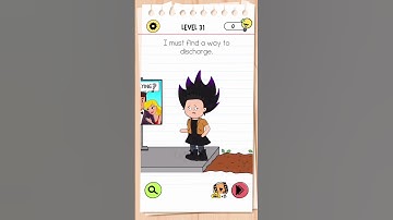 Brain Test 4 Tricky Friends Level 31 Answer | I must find a way to discharge