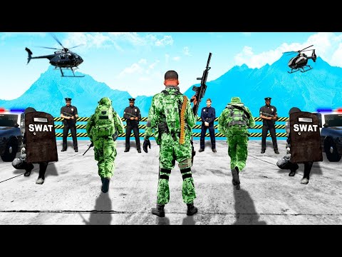 MY ARMY VS POLICE In GTA 5