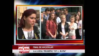 Final de an şcolar la Liceul Teoretic 'St. L. Roth'