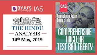 'The Hindu' Analysis for 14th May, 2019. (Current Affairs for UPSC/IAS)