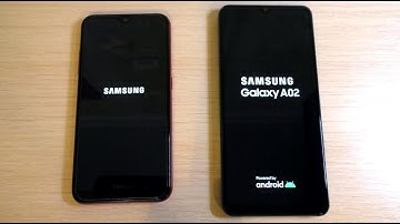 Samsung Galaxy A02 vs A12 Bootanimation