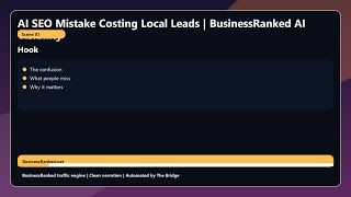 AI SEO Mistake Costing Local Leads | BusinessRanked AI Visibility