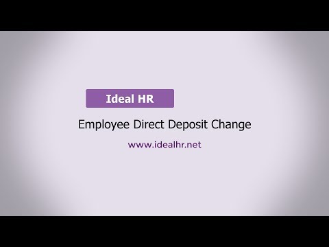 Employee Direct Deposit