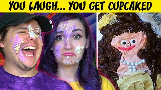 Try NOT To LAUGH Challenge (Cupcake to the Face Edition)