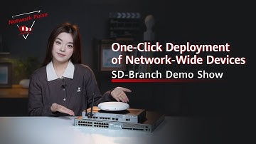 Huawei SD WAN Demo One Click Deployment of Network Wide Devices