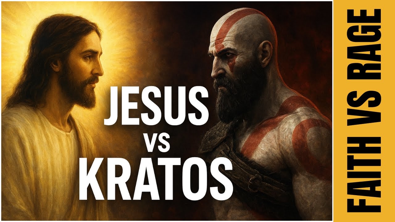Jesus vs. Kratos – Divine Mercy vs. Divine Wrath || 