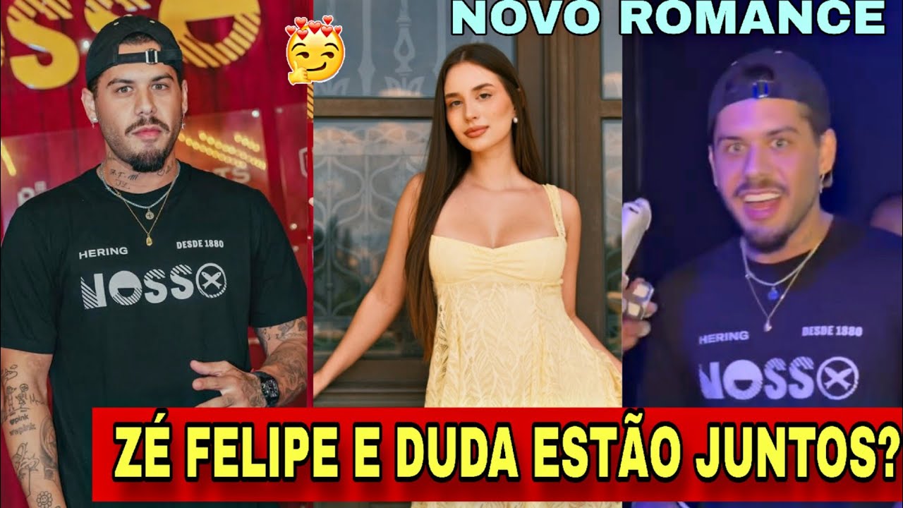 Zé Felipe revela relação com Duda Rubert após entrevista. 