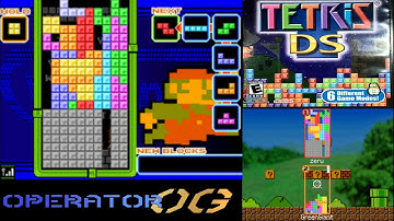 Tetris DS: Multiplayer Rounds with Nathan