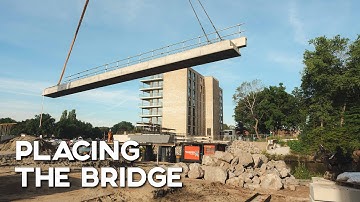 Zwaaikombrug Oosterhout | Placing the Bridge