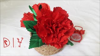 ❁ D.I.Y. Satin Carnation Flower Headband | MyInDulzens ❁