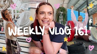 WEEKLY VLOG #161 | HELLO SPRING! FITNESS CHATS, FILMING &amp; FEELING PRODUCTIVE  EmmasRectangle