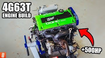 1998 Mitsubishi Eclipse (GSX) 4G63T +500 HP Engine Assembly - Start to Finish
