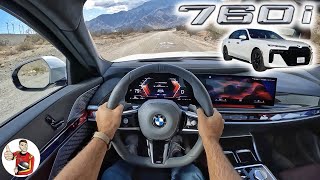 The 2023 BMW 760i is Next Level Luxury that can Seriously Hustle (POV First Drive)