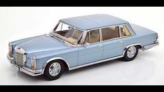 Modelissimo: KK-Scale Mercedes 600 SWB W100 1963 lightblue metallic 1/18