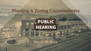 Ada County P&Z Hearing  – March 10, 2022