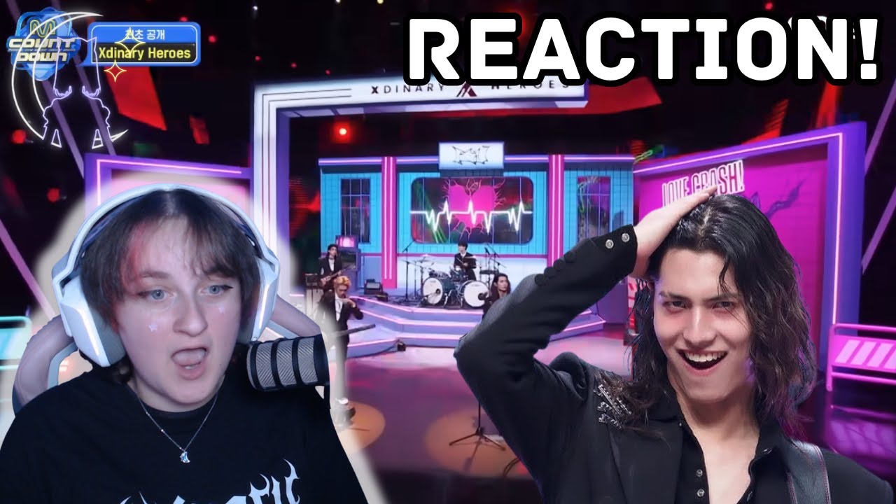 РЕАКЦИЯ KROCK - Выступление MCOUNTDOWN Xdinary Heroes «ICU»!