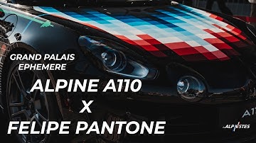 Alpine A110 x Felipe Pantone au ART PARIS