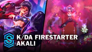 K/DA FIRESTARTER Akali Skin Spotlight - Pre-Release - PBE Preview - League of Legends