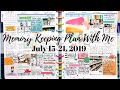 Happy Planner Memory Keeping Plan With Me  July