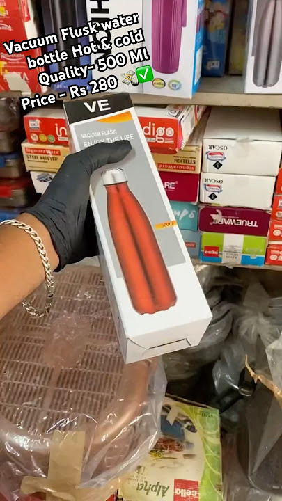 Vacuum Flusk copper water bottle hot & cold Quality- 500 ML Price Rs 280 💸#crokery #store #business
