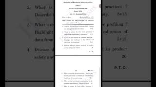 Brl -113 previous year question papers business ethics important questions