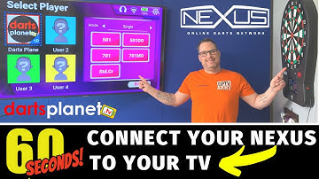 HOW TO CONNECT TARGET NEXUS DARTBOARD TO TV