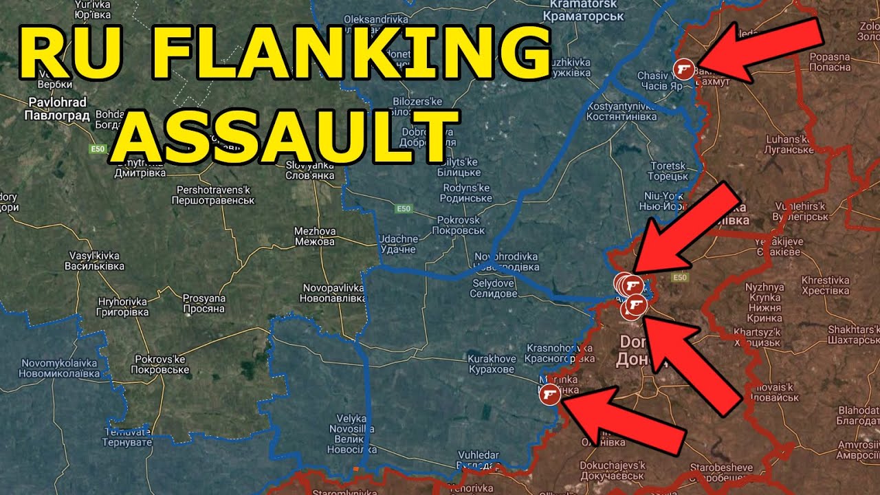 Avdiivka ENDGAME | RUAF Launch Flanking Assault To Encircle Ukrainian Forward Positions