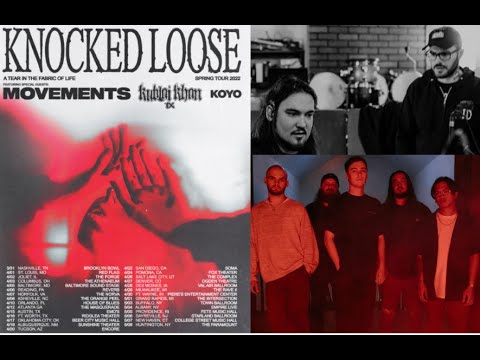 Knocked Loose U.S. headline tour w/ Movements, Kublai Khan and Koyo dates and venues announced!