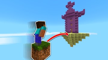 NEW GENERATED STRUCTURES in Minecraft Pocket Edition (Skyblock Ep 2)