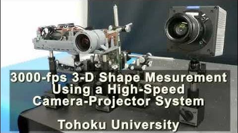 3,000-fps 3-D Shape Measurement Using a High-Speed Camera-Projector System