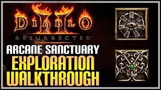 Diablo 2 Resurrected Exploration Walkthrough #11 - Arcane Sanctuary & The Summoner