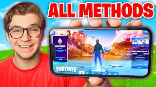 All Methods to Play Fortnite Mobile in 2022 on iOS & Android!  🤖🍎