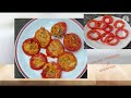 Stuffed tomato omelette  easy tomato egg recipe  yummy appetizer  unique grace tv