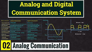 Analog and Digital communication and Their Difference || Lec -02