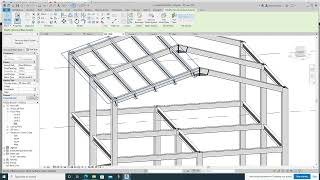 Drawing a Steel Skeleton Frame in Revit - Part 2