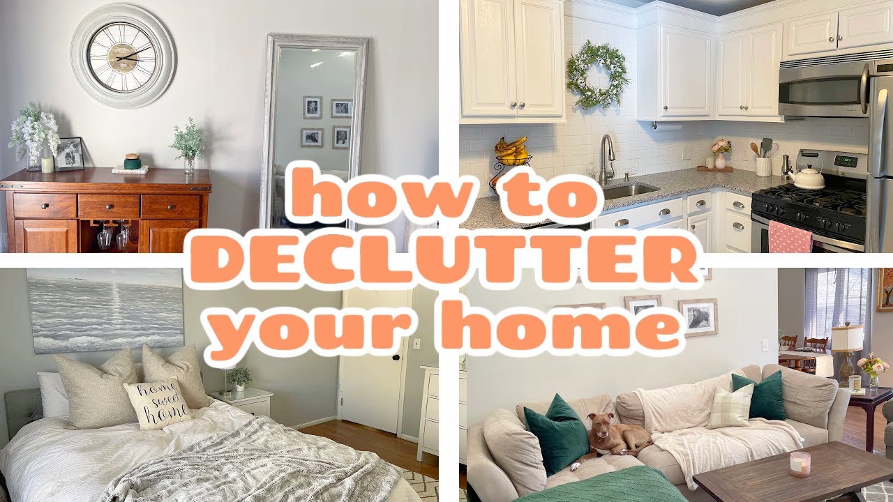 5 STEPS TO DECLUTTER EVERY ROOM IN YOUR HOUSE | How to Declutter Your ...