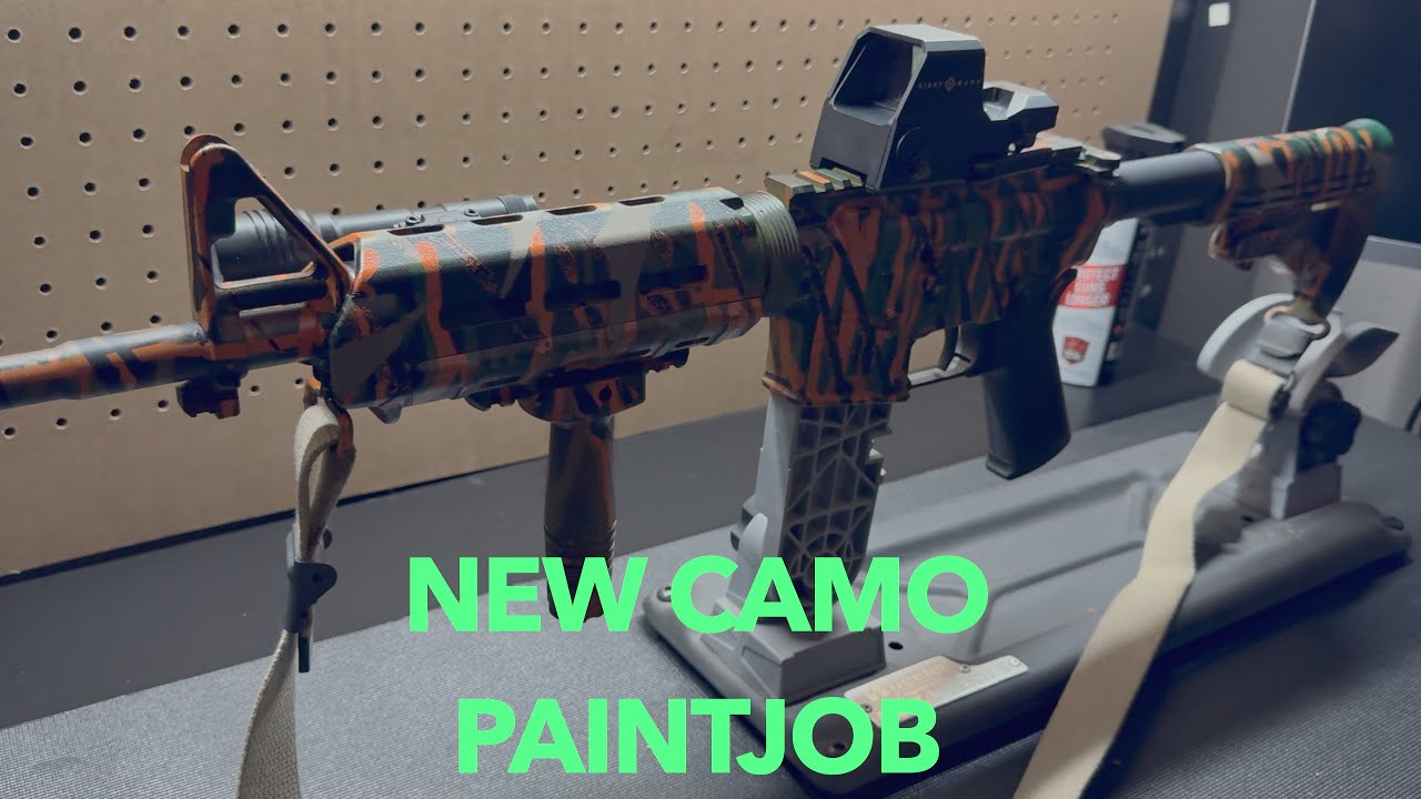 Spray Painting M4 (CAMO)