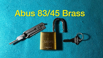 #348  Abus 83/45 Brass Padlock